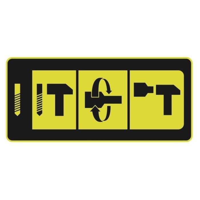 RYOBI - Ciocan rotopercutor SDS+ 800 W 4 moduri - 3,0 Jouli Epta + cutie, limitator, mâner 360° & burghiu SDS+ 6 mm - RSDS800-KC