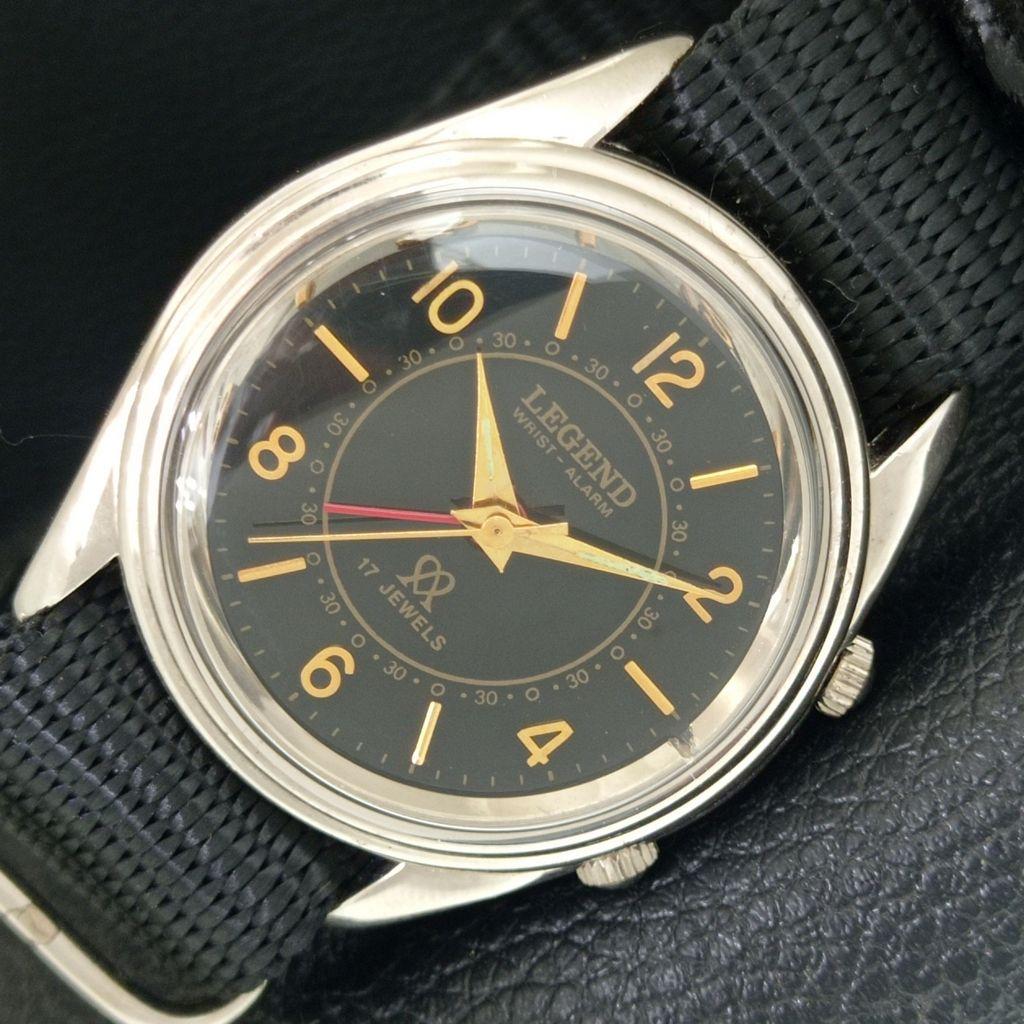 ОТРЕСТАВРИРОВАННЫЕ ВИНТАЖНЫЕ ЛЕГЕНДАРНЫЕ ШВЕЙЦАРСКИЕ МУЖСКИЕ ЧАСЫ С БУДИЛЬНИКОМ НА РУЧНОМ ЗАВОДЕ a707503-1