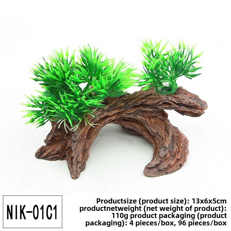 "Simulation Kunststoff Lotus & Wassergras Aquarium Dekoration"