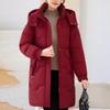 Fashion Winter Woman Long Parkas Hooded Loose Thick Warm Jackets Women's Coats