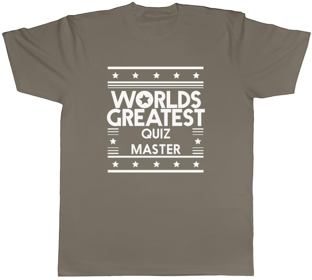 Worlds Greatest Quiz Master Unisexs Unisex TShirt Tee