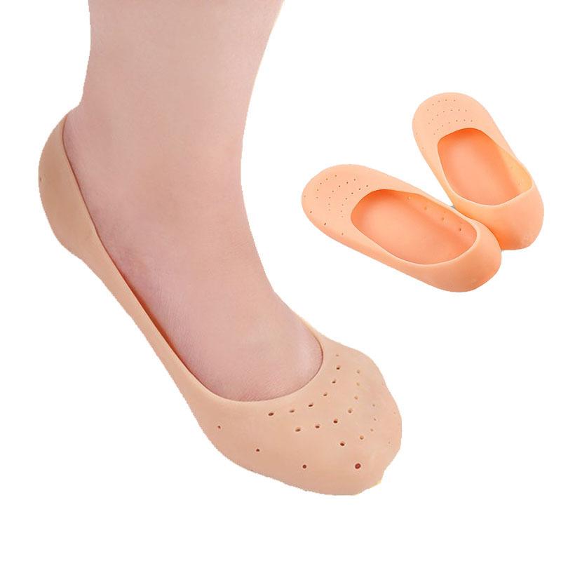 Moisturizing Silicone Liner Socks for Foot Crack Prevention and Heel Care