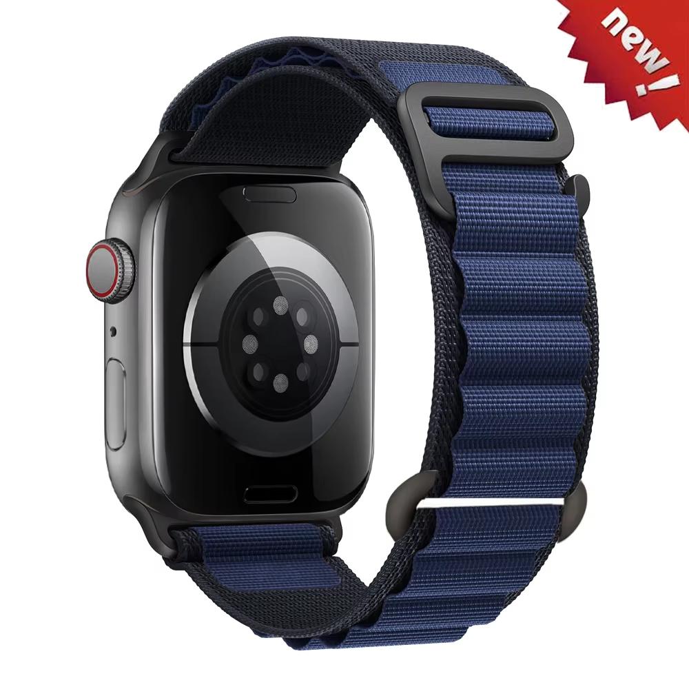 For Apple Watch Band 44mm 40mm 49mm 41mm 45mm 42mm 46mm Alpine loop bracelet correa iWatch Ultra 2 series 7 6 3 se 8 9 10 Straps