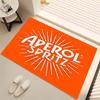 1pc Aperol Spritz Print Area Rug - Soft, Washable Non-Slip Indoor Mat, Living Room, Home Office Decorative Rug,Office Decorative