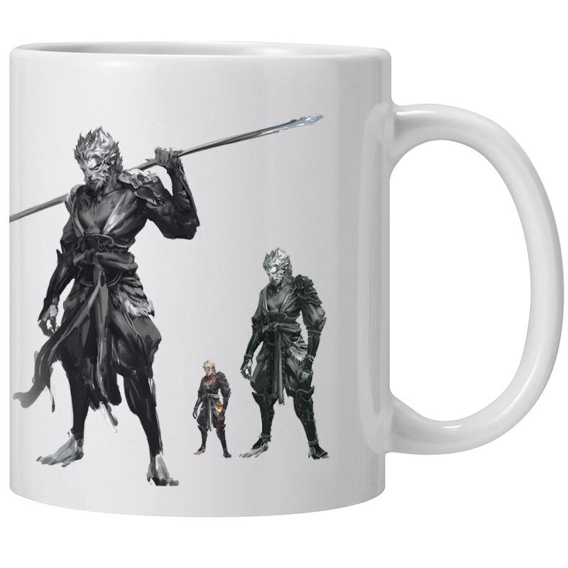 

Black Myth Black Myth Керамическая кофейная кружка Чайная чашка Укун Подарок геймеру Укун 301-400ml