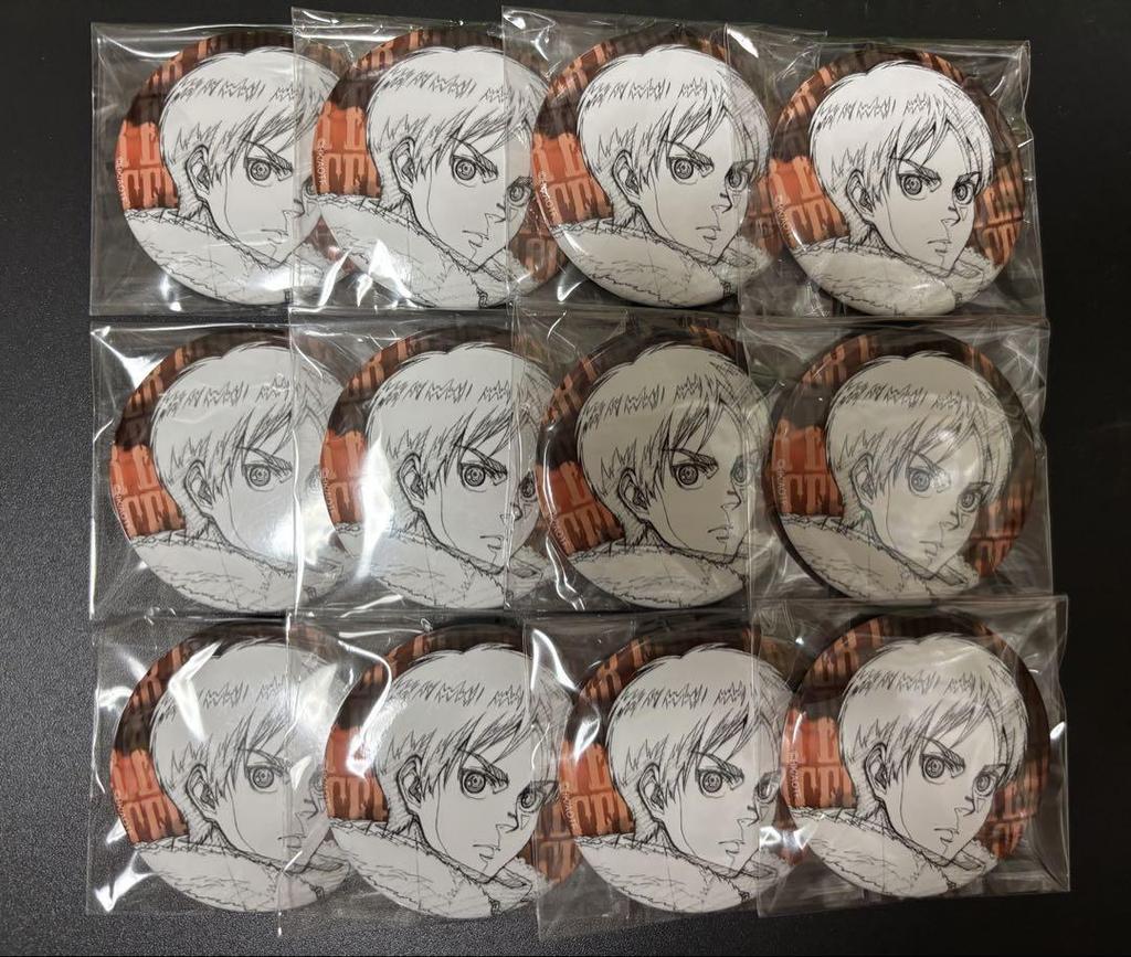 [USED] Attack on Titan witstudio Can Badge Eren