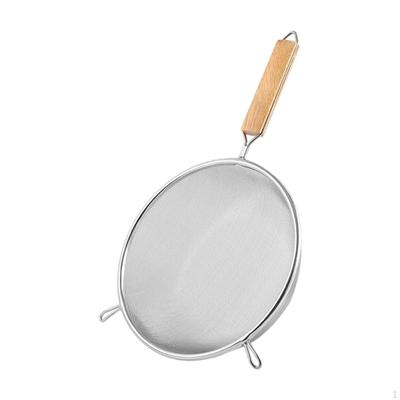 Fine Mesh Strainer Soya Milk Kitchen Gadgets, Pot Skimmer Stainless Steel Sieve Sifter for