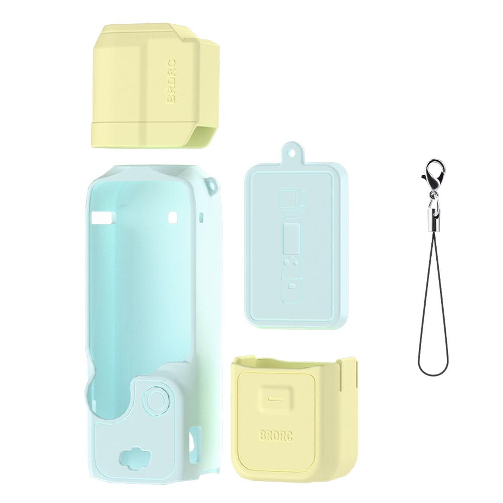 Silicone Case for DJI Osmo Pocket 3 Handle Soft Sleeve Skin Lens Cap Anti-Scratch Protective Shell for DJI Pocket 3 Accessories
