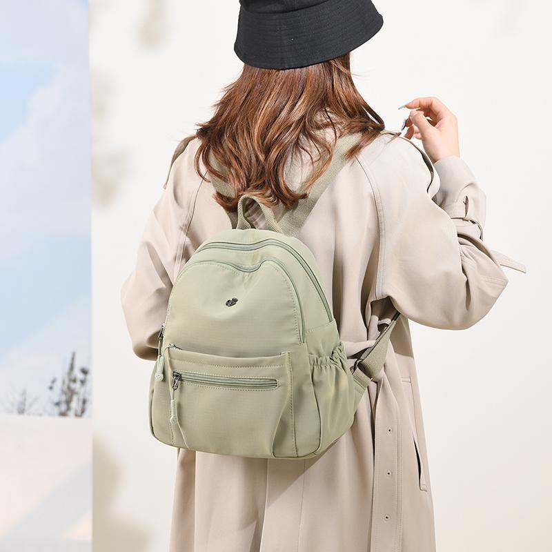 Lightweight Student School Bag Women's Commuter Backpack Water-Repellent Nylon Travel Backpack