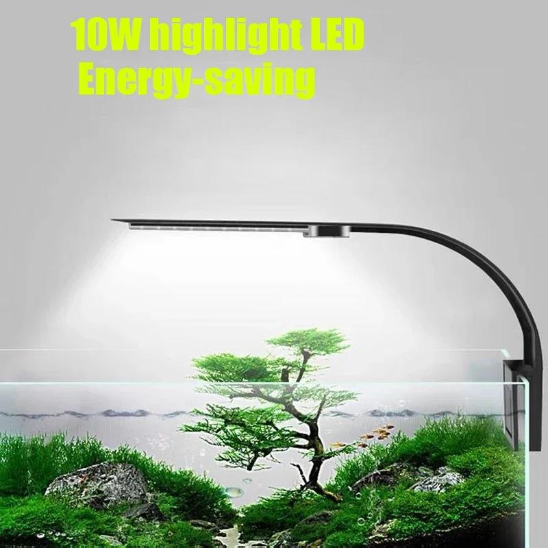 Fish Tank LED Clip Lamp 5V Safe USB Power Energy-saving Ultrathin Aquarium light Full Spectrum Water Plant Lamp