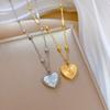 Fritillary Mother Love Temperament Personality Minimalist Furnace Real Gold Necklace Female Collarbone Chain