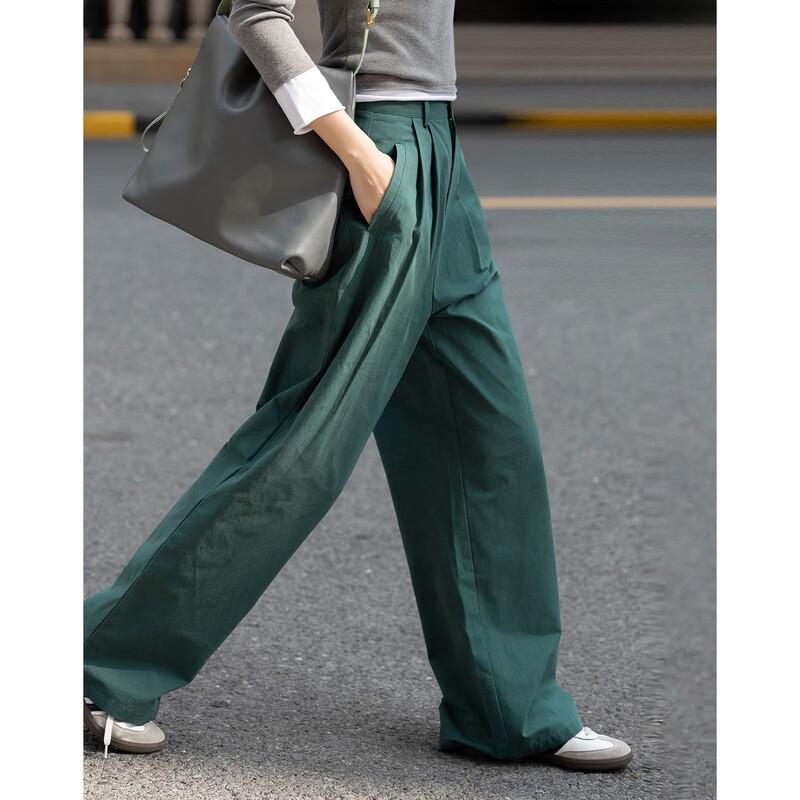 

Demana Japanese Style Pure Cotton Pleated Casual Pants L