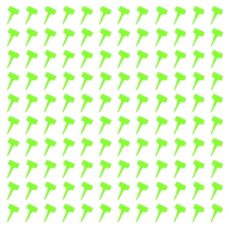 120Pcs Plant Label T-Shaped Garden Marker Name Plate Outdoor Plant Vegetable Seedling Waterproof Handwritten