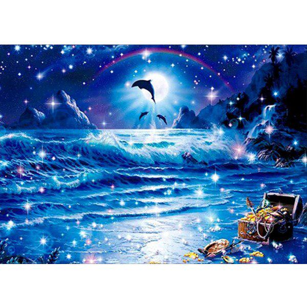 DIY 5D-Vollkreis-Diamantgemälde, Diamant-Stickerei, Landschafts-Set, Bild, Kreuzstich