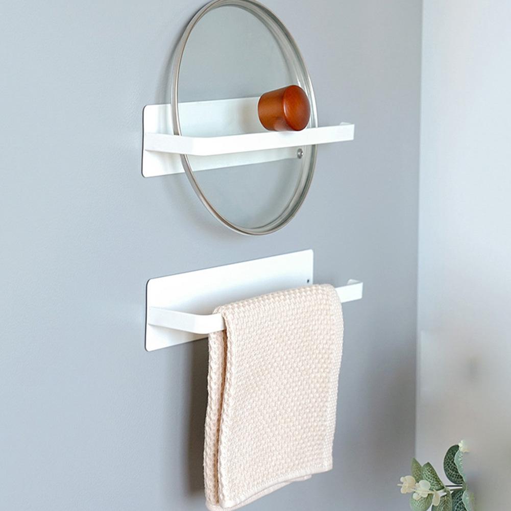 Magnetic Paper Towel Holder Toilet Paper Roll Holder Wall Mount Paper Towel Rack Punch Free Roll Paper Dispenser for RV Bathroom