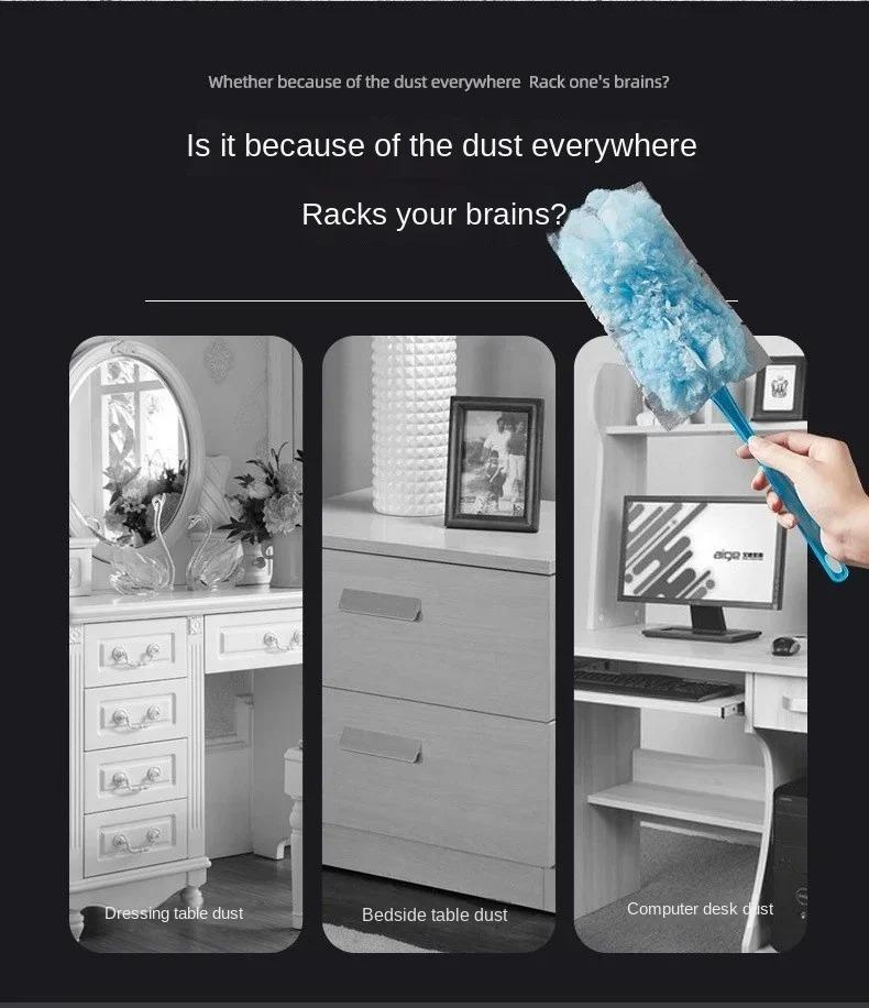 30 Stück Staubtuch-Nachfüllpackungen, Einweg-Staubtuch-Nachfüllpackungen, kompatibel mit Swiffer Duster, einfach zu verwenden, blau