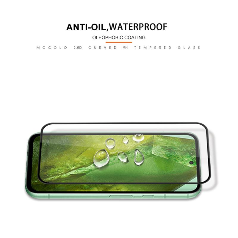 MOCOLO For Google Pixel 8a Screen Protector Silk Printing Full Glue Film 9H Hardness