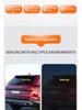 HD Flexible LED Car Smart Sticker: Full-Color Bluetooth App-Controlled Expression Screen for Rear Window, Waterproof and Soft.