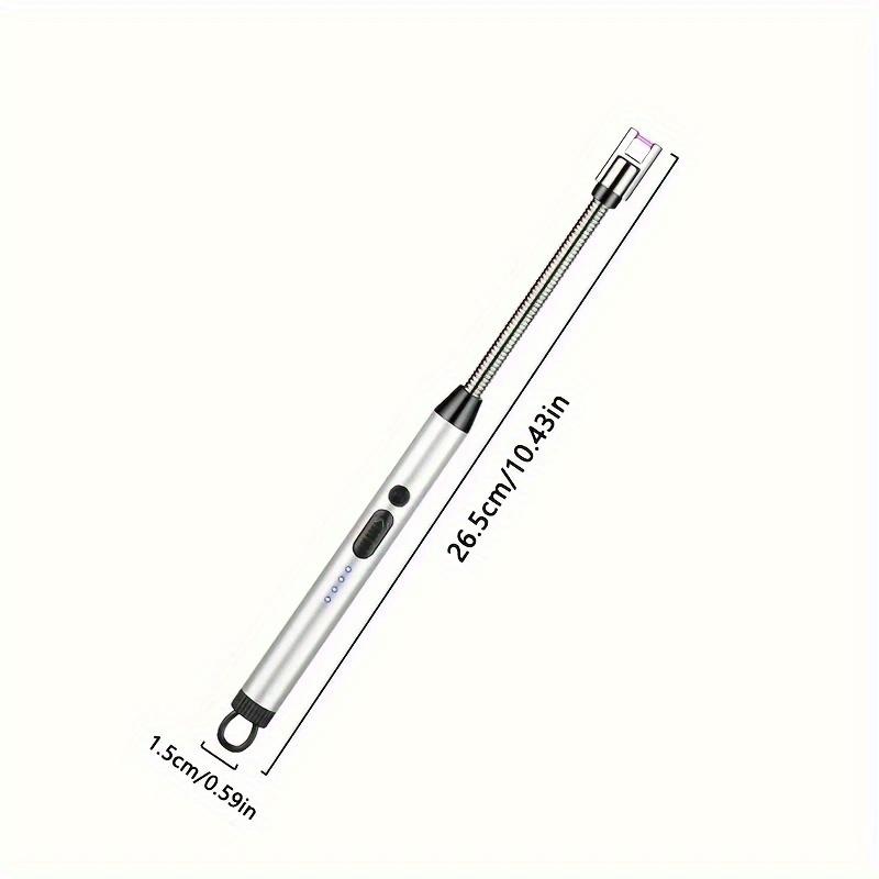 USB Fast-Charging Long-Lasting Pulse Igniter | Extended Heat-Resistant Metal Body | Multi-Scene Ignition Stick for Outdoor Camping Emergency