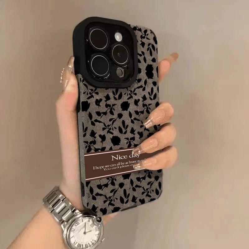 

Черный Маленький Цуйхуа Подходит для Нового Чехла для Мобильного Телефона Apple 16promax IPhone15 Apple 13