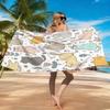 Cats Beach Towel Quick-drying Super Absorbent Suitable for Swimming Beach Vacation Pool Gym Summer Gift for Friends And Families