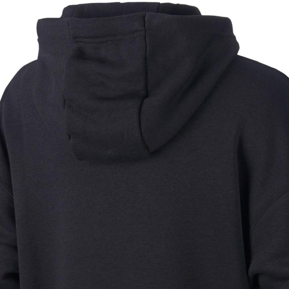 Nike Logo Print Drawstring Hooded Sweatshirt Women Sweatshirt Black CJ5002-010