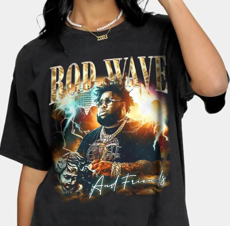 

Rod Wave Last Lap Tour TShirt Graphic Rod Wave Fan Shirt Unisex T-Shirt XL
