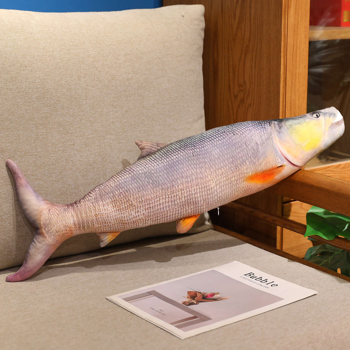 

Імітація оселедця чорного риби лялька плюшева іграшка риба лялька домашня подушка хлопчик заспокійлива лялька 40cm（0.01kg）