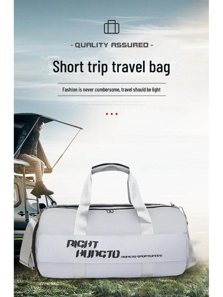 Large Capacity Unisex Travel Bag with Dry/Wet Separation for Sports, Fitness, and Swimming.