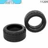 MOC-Compatible LEGO 11209 Black Car Tire Building Blocks Educational Toy - 21mm X 10mm