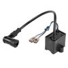 CDI Ignition Coil Magneto for Motorized 49cc 66cc 80cc Engine Bicycle Spark Plug