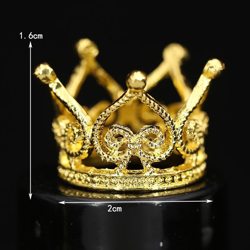 DIY Violent Big-headed Bear Headdress Accessories Birthday Flowers Decoration Festival Performance Mini Round Crown Alloy