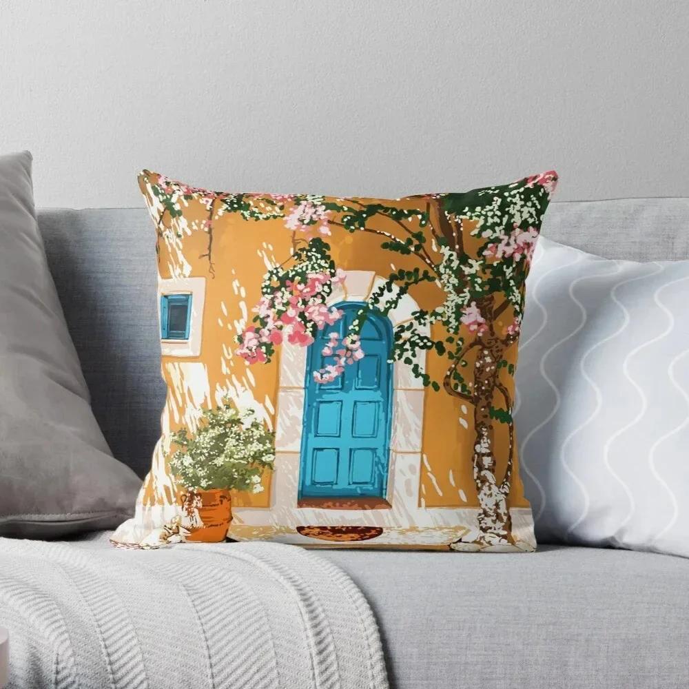 Home Decor Pillow Cover Tropical Fruit Plant Flower Pattern Print Office Sofa Luxury Cushion Cover