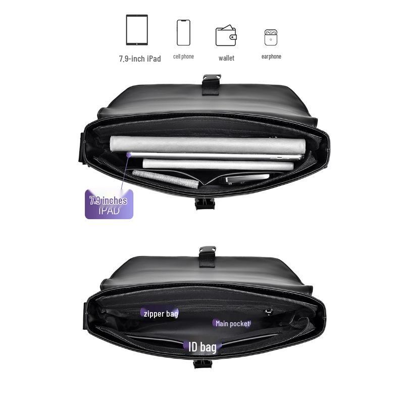 High-End Herren Crossbody Schultertasche - Stilvolle Business Messenger Bag