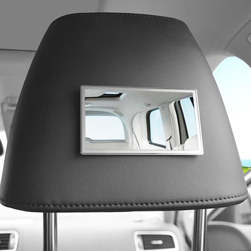 Stainless Car Interior Mirror Portable Makeup Mirror Auto Sun-Shading Visor HD Mirrors Universal Car-styling Interior Mirrors6