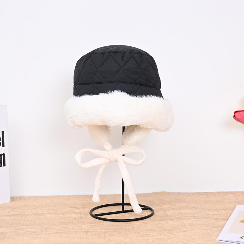 Fox Ears Female Winter Thickened Warm Ear Cap Cycling Skiing Cold-proof Pullover Big Brim