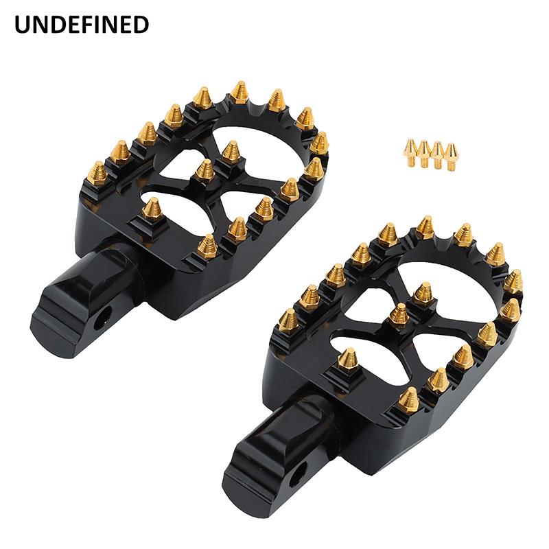 MX Wide Foot Pegs Softail Front Rear Footrests for Harley Softail Fatboy Street Bob FXBB Breakout Slim FLSL FXFB FXDR