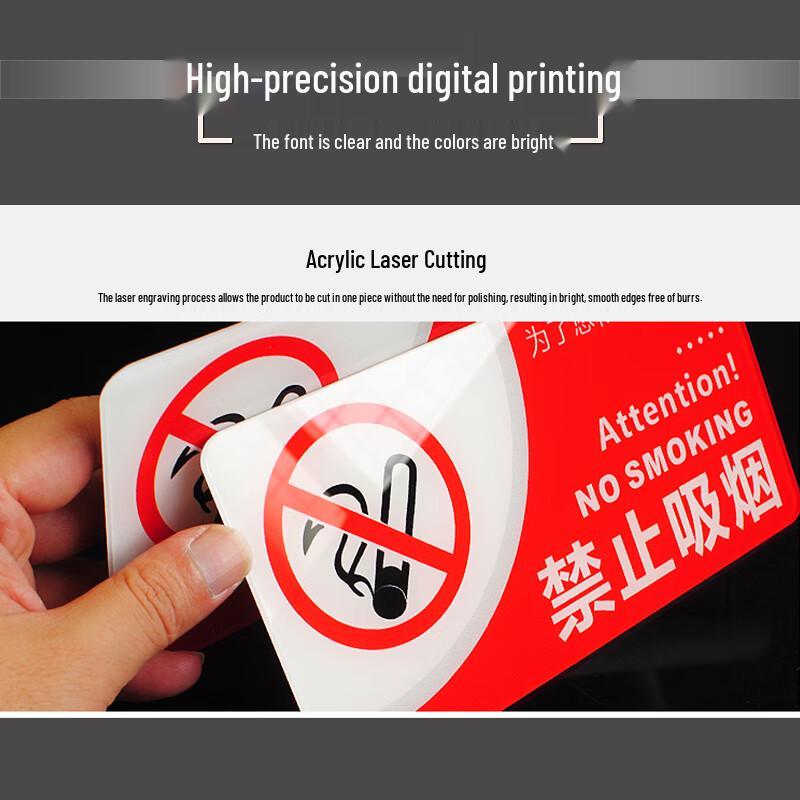 BELIK Acrylic Self-Adhesive Warning Sign