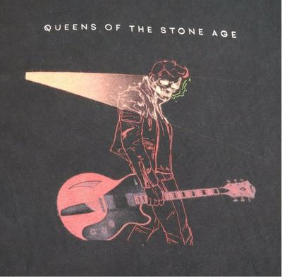 Vintage Tour Queens of the Stone Age Band T-Shirt Schwarz Unisex S-5XL