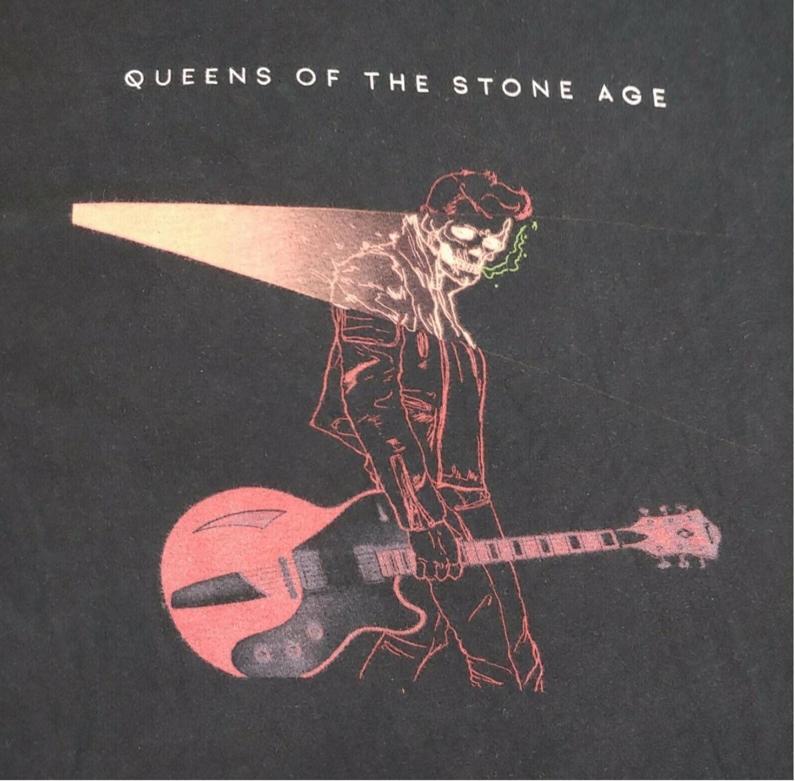 Винтажная футболка группы Queens of the Stone Age, черная, унисекс, S-5XL S