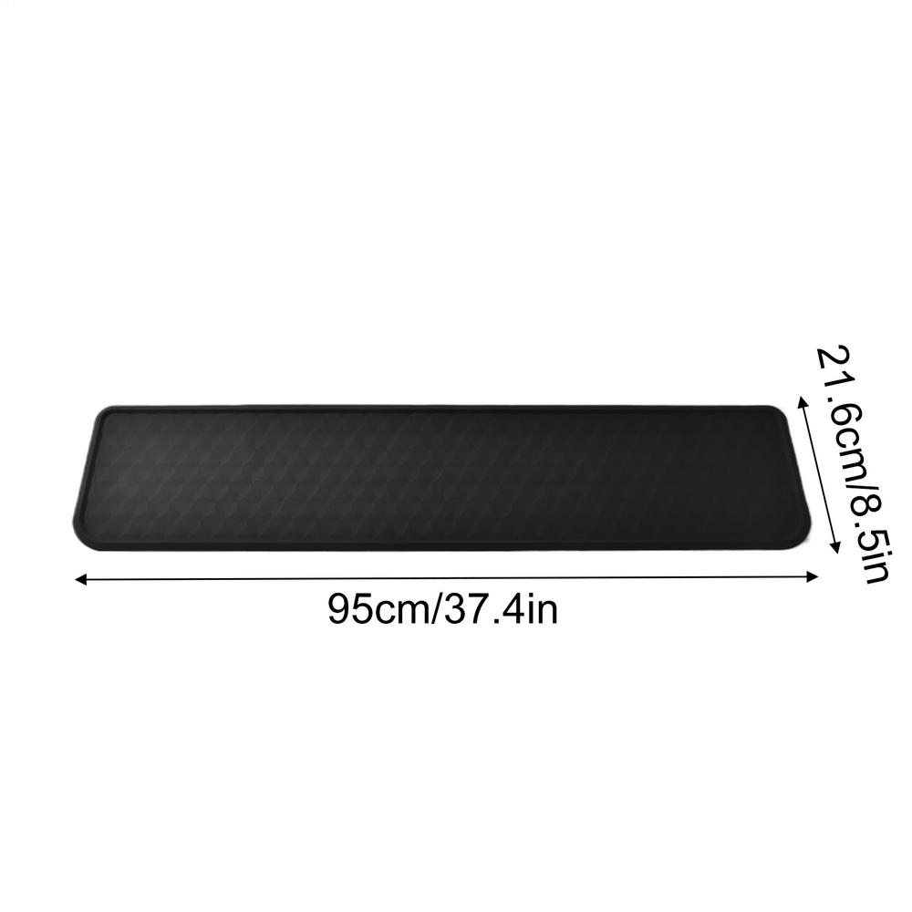 Fridge Mats Drip Tray Leak Catcher Mat Silicone refrigerator mat Mini Fridge Silicone Mat  for Kitchen Closet Counter Under
