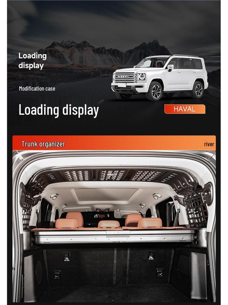 Haval H9 Gen 2 Trunk Mesh Flip-up Magnesium-Aluminum Storage Rack