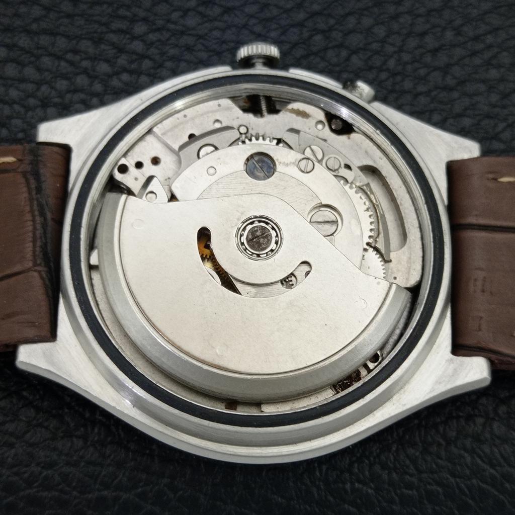 JAPAN VINTAGE RICOH R31 AUTOMATIC MENS WHITE COLOR DIAL WATCH a707716-1