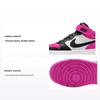 Court Borough Mid 2 GS Fierce Pink Kids Sneakers White Black HV0933-100