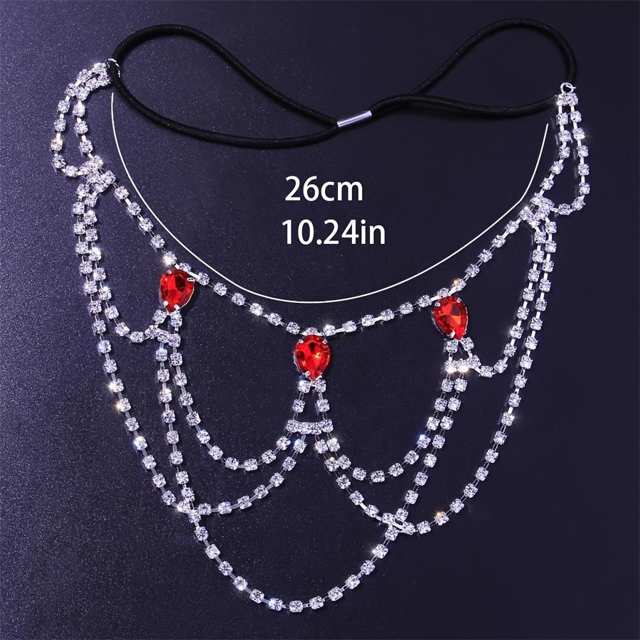New Hot Multi-layer Claw Chain Leg Chain: European & American Elastic Rhinestone Body Chain