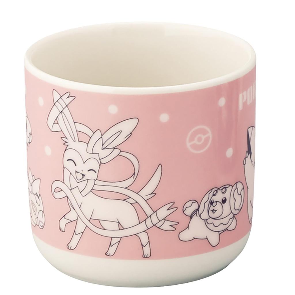 Yamaka Shoten 9 X Fairy Type Series "Pokémon" Mug, Large, Approx. 8cm, 350ml, Design, Pokémon Goods, Tableware, 3, Pink, PM271-11