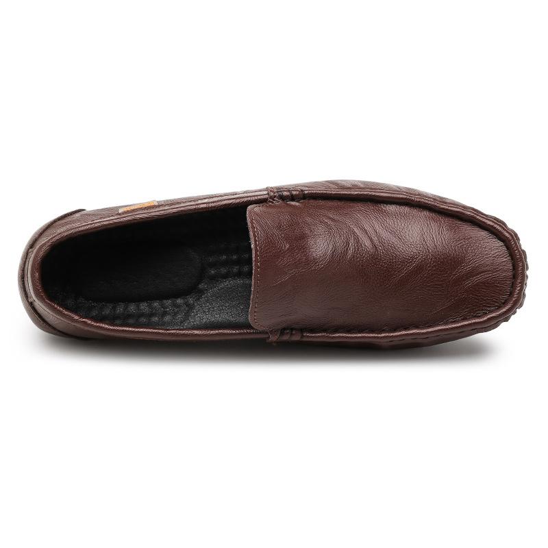 Luxury Penny Loafers Men Casual Shoes Zapatos De Hombre Leather Male Shoes Adult Mens Driving Moccasin Soft Slip On Flats 2024