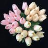 5/10pcs PU Tulip Simulation Flower Artificial Flowers Fake Tulips Real Touch Flower Arrangement Bouquet for Home Wedding Decor