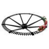 Christmas Train Set with Rail Car Railway Battery Operated