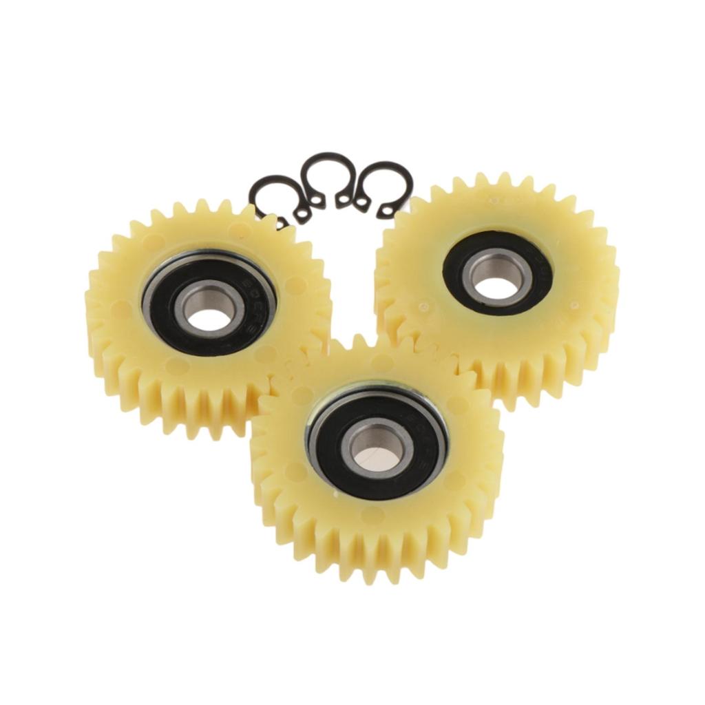 3Pcs E Bike Motor Gear Planetary Bicycle Bearing Shaft Hole 8mm Clutch Equipment